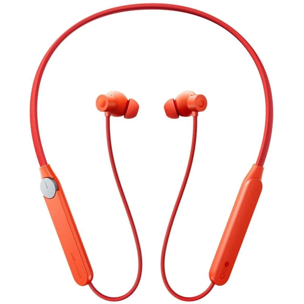 Наушники беспроводные Nothing CMF Neckband Pro B164 с активным шумоподавлением и микрофоном, Orange  #1