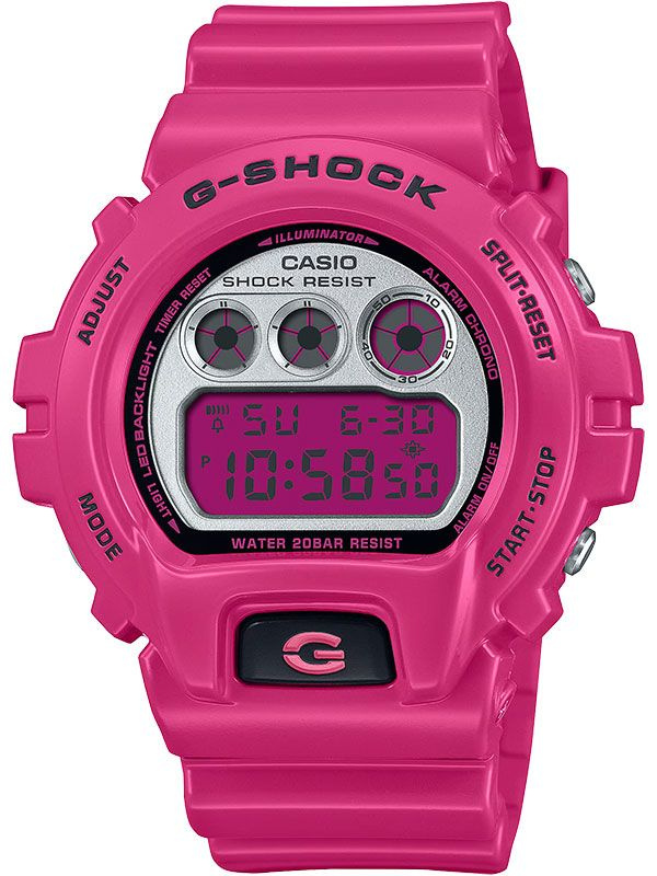 Противоударные мужские наручные часы Casio G-Shock DW-6900RCS-4 с таймером и секундомером  #1