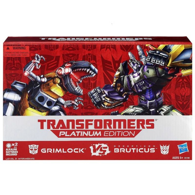 Трансформеры игрушки Hasbro Transformers Platinum Edition Grimlock & Decepticon Bruticus