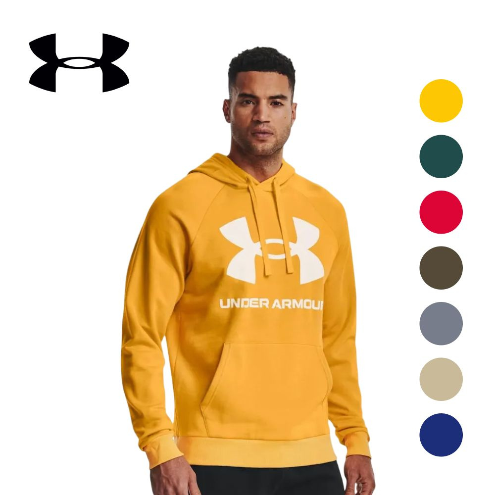 Under armour rival fleece big logo hoodie sale