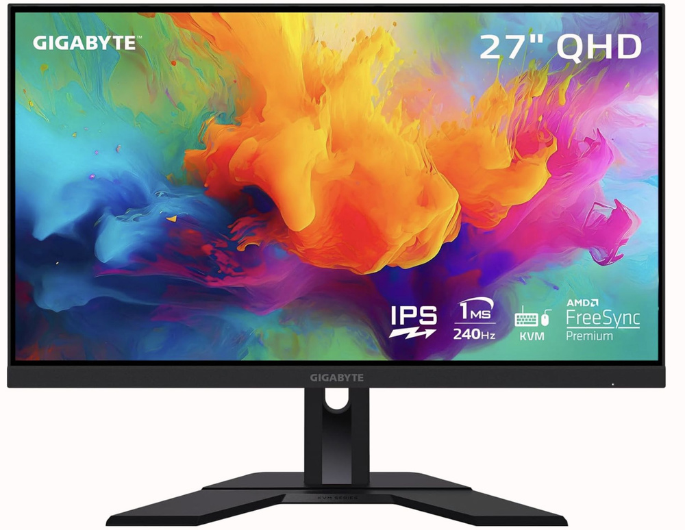 Gigabyte 27" Монитор Игровой M27qX IPS 240hz, черный #1