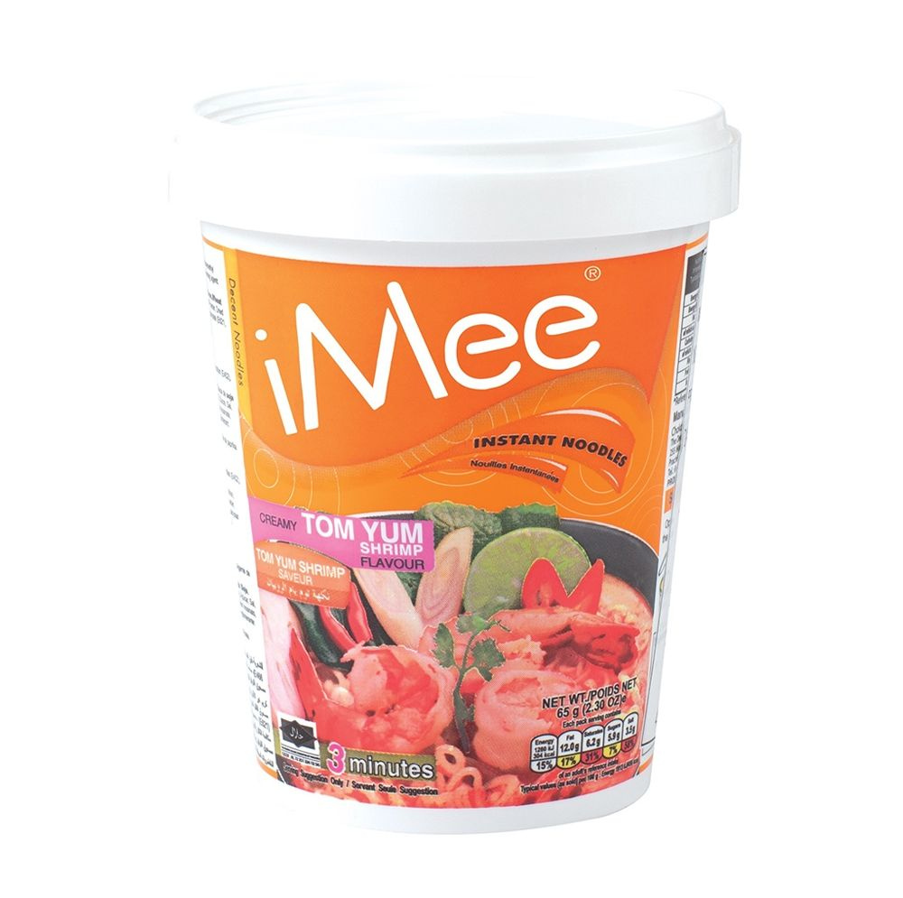 Лапша быстрого приготовления Том Ям с креветками , iMee, 65 г, Таиланд ...