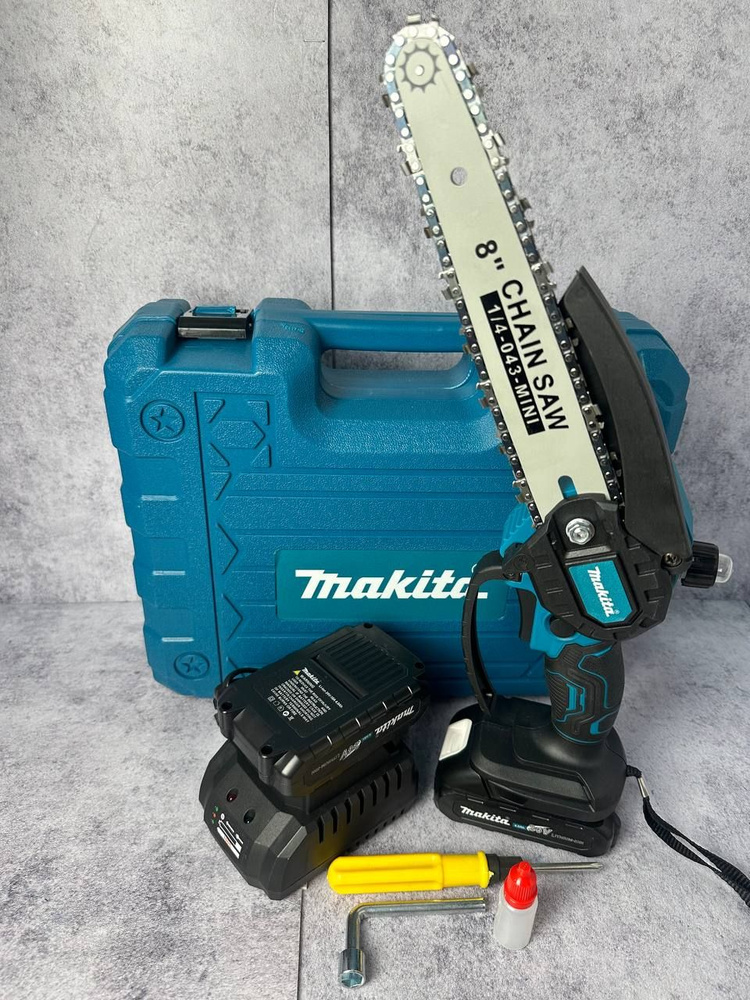 Makita пила аккумуляторная цепная мини садовая 200 мм 24V сучкорез ...