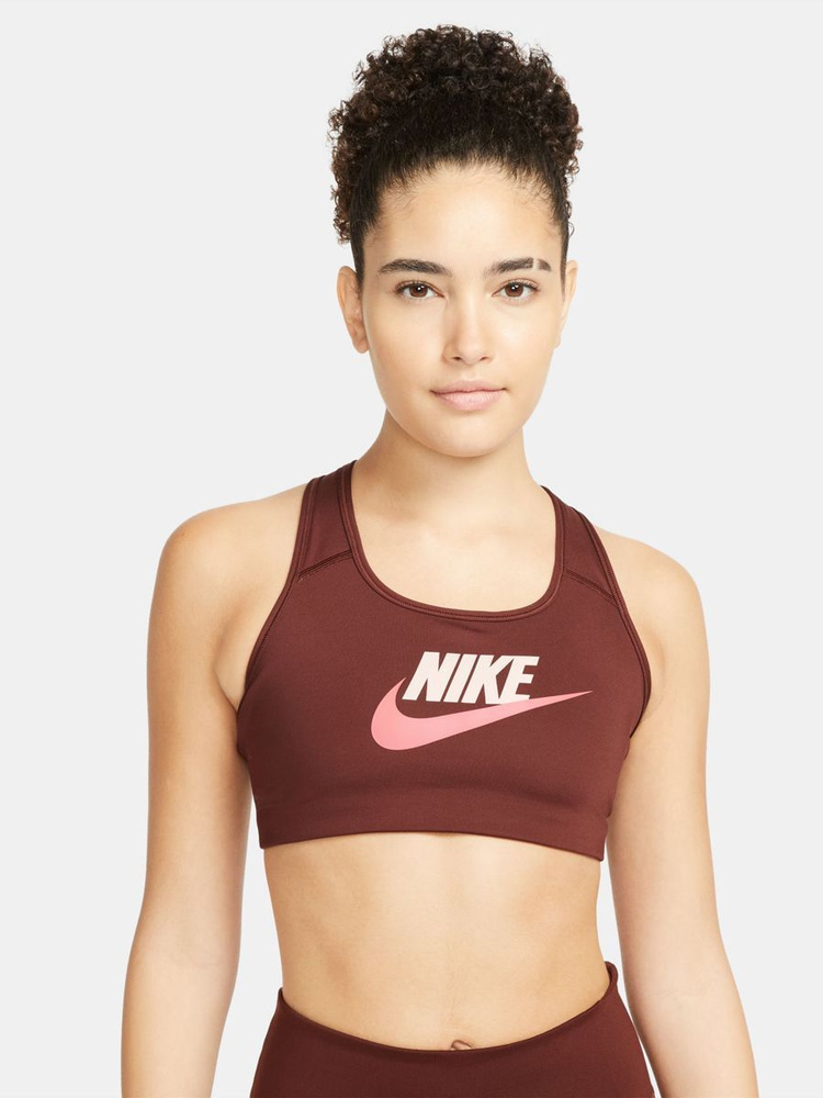 Топ-бра Nike W Nk Df Swsh Cb Futura Gx Bra #1