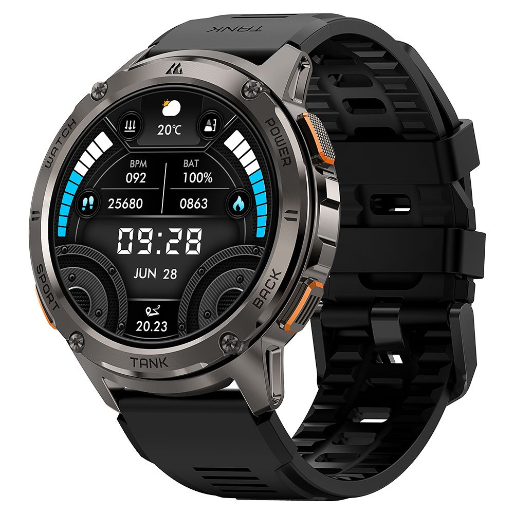 Kospet Умные часы 2024 новые TANK T3 Smart watches для мужчин военные часы жесткий 1,46 "AMOLED фитнес #1