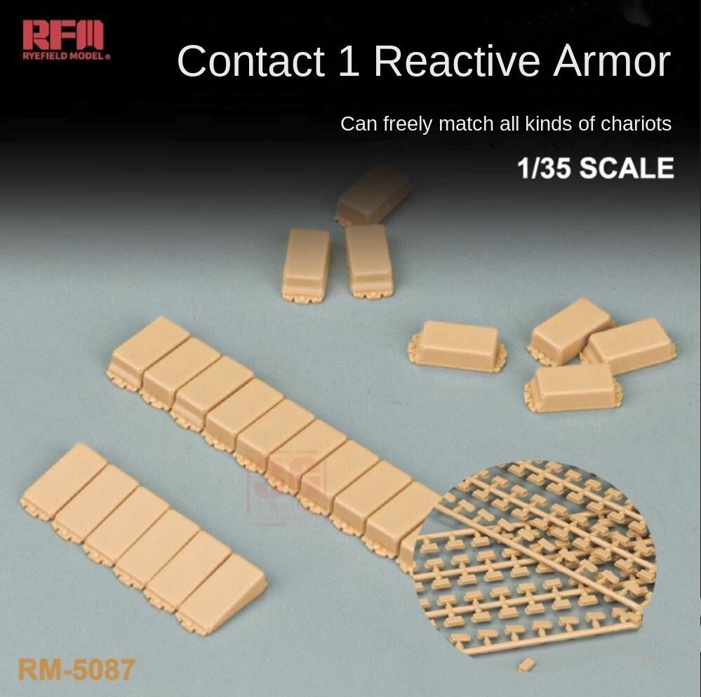 Rye Field RFM 5087 1/35 kontakt1 era bricks Модель танка #1