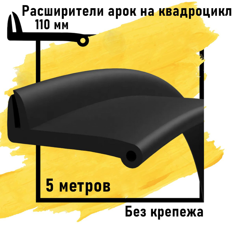 Расширители колесных арок для квадроцикла 110 мм ширина (универсальные ...