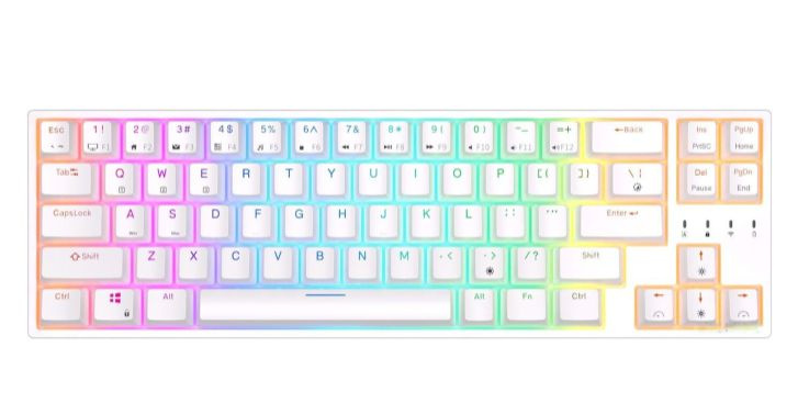 Механическая клавиатура Royal Kludge RK68 Plus White купить по низкой ...