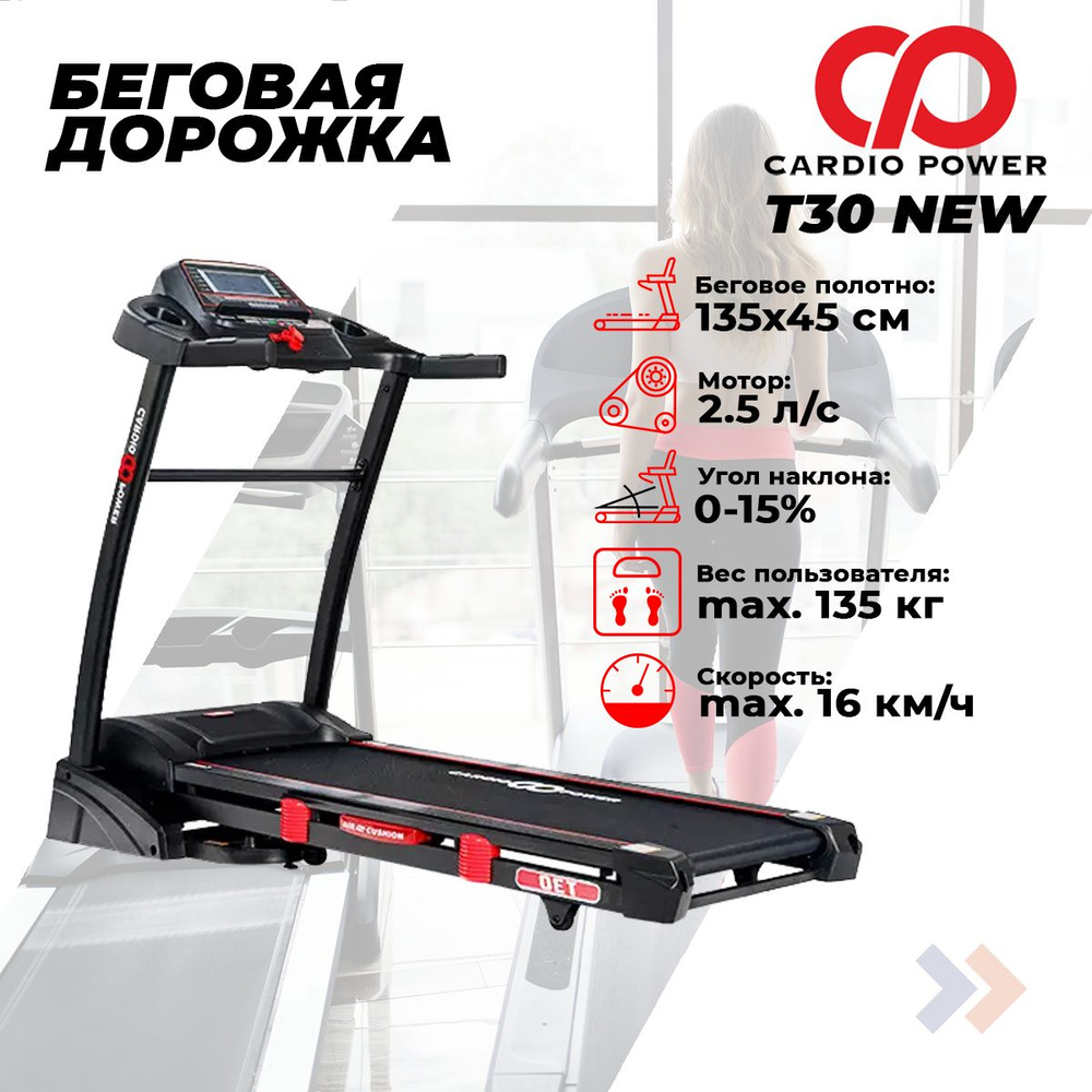 Беговая дорожка CardioPower T30 NEW #1