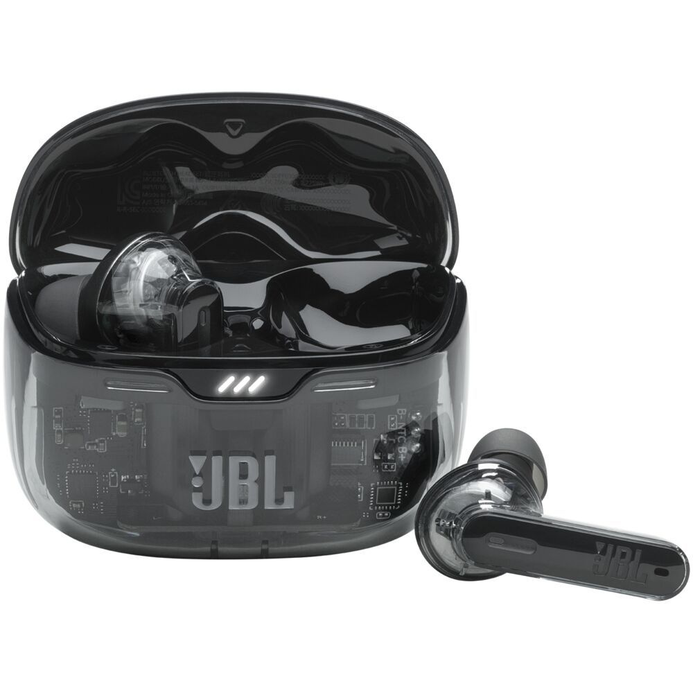 Bluetooth гарнитура JBL Tune Beam Ghost Edition Black #1