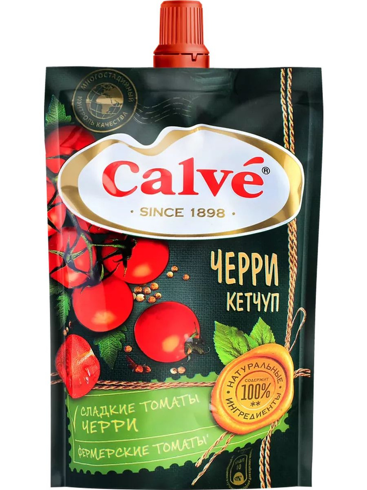 Кетчуп CALVE с помидорами черри, 350г #1