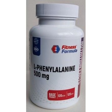 L-Phenylalanine 500 mg (Фенилаланин, аминокислота для поддержания нервной системы), 120 капсул, Fitness #1