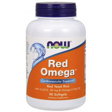 Red Omega (красная омега, рыбий жир) 90 капсул NOW Foods #1