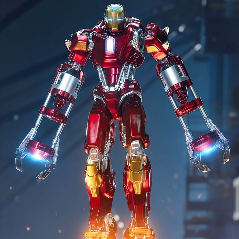 Marvel/Железного человека, Iron Man Mark 35, подвижные фигурки,18 см,ZD TOYS  #1