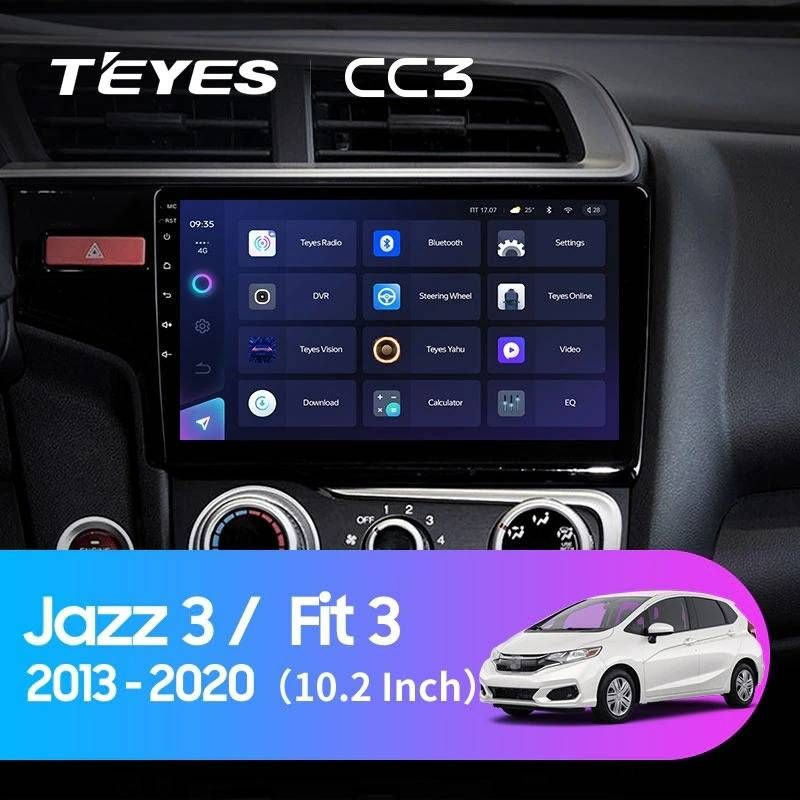 Штатная магнитола Teyes CC3 4/32 Honda Jazz 3 (2013-2020) Тип-B #1