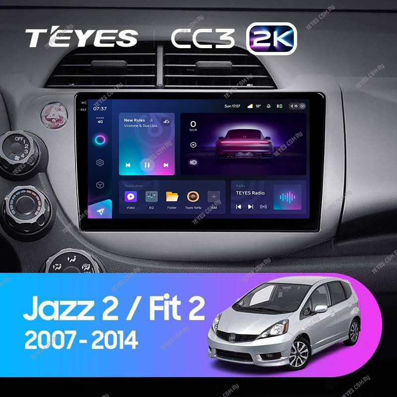 Штатная магнитола Teyes CC3 2K 4/32 Honda Jazz 2 (2007-2014) #1