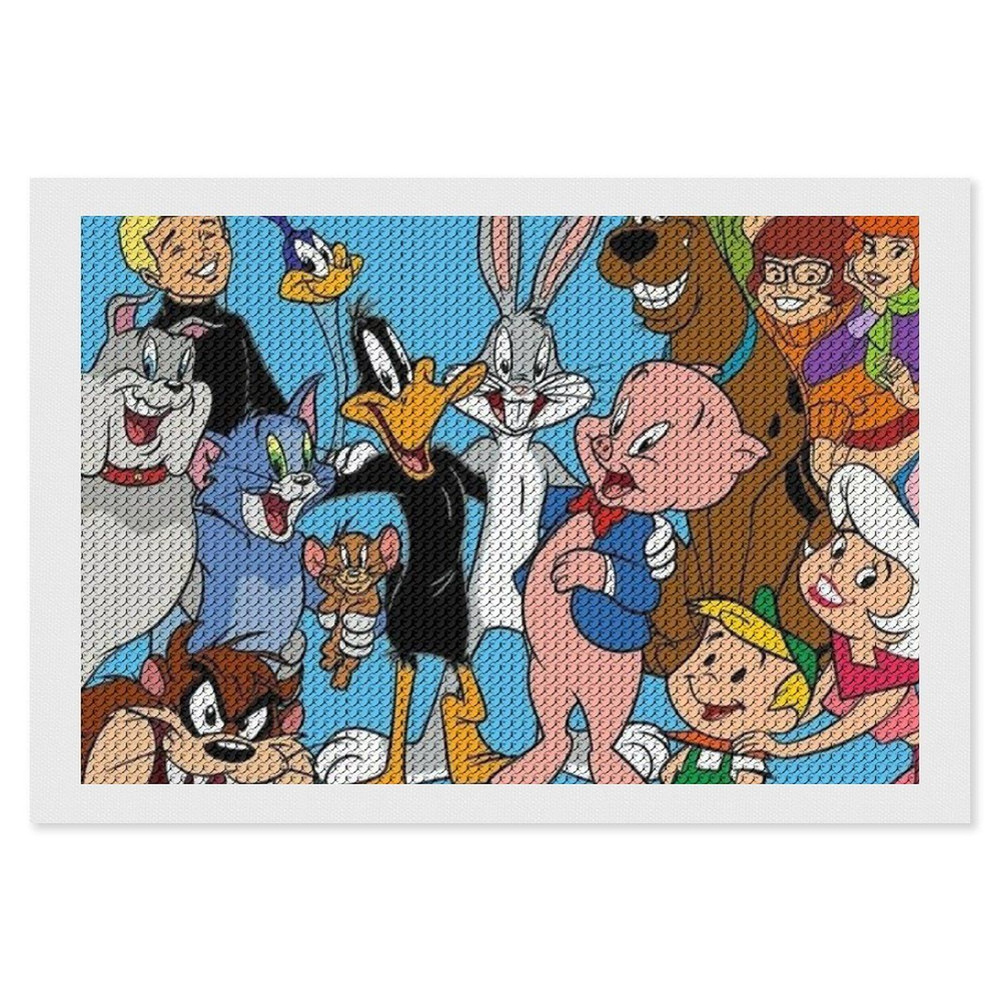 LOONEY TUNES Алмазная мозаика Вышивка Живопись Картина стразами 20х30 см  #1