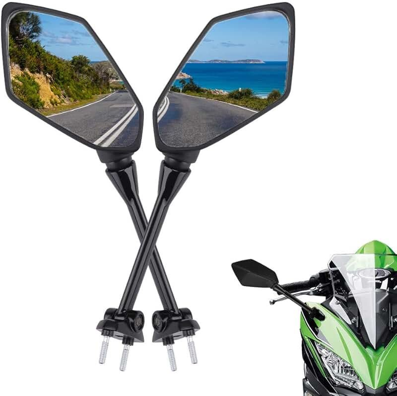 Зеркала для мотоцикла Kawasaki ER6F, Ninja, 650R, 400R, Z1000SX