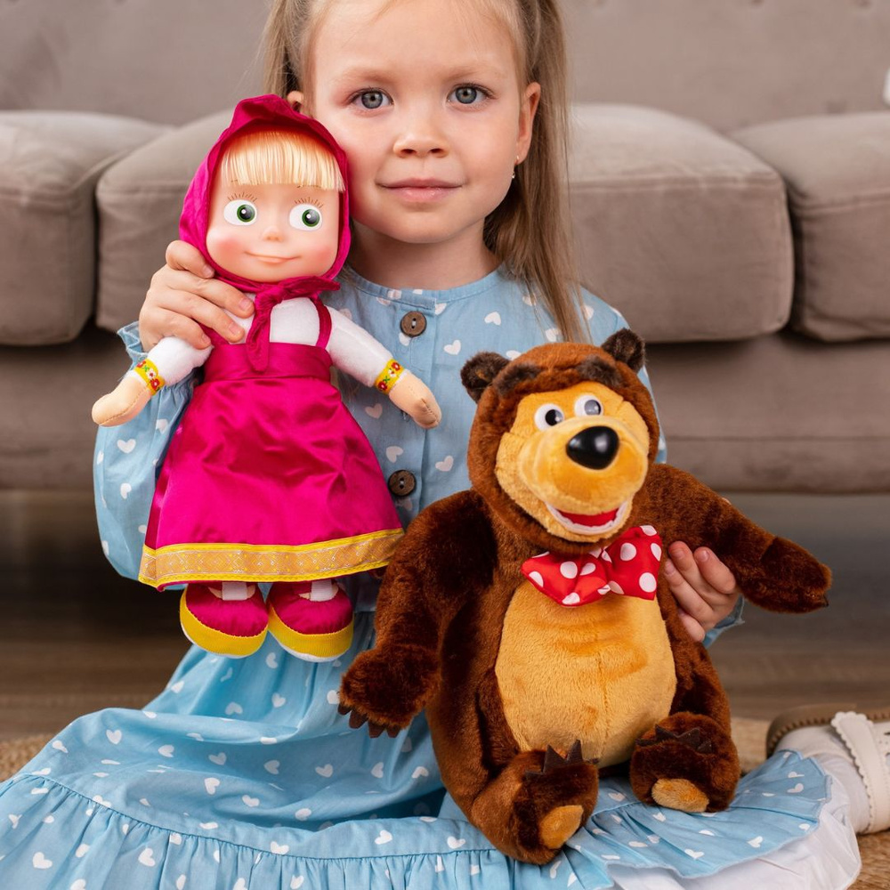 Мягкая кукла Маша и Медведь купить на OZON по низкой цене (903006752)