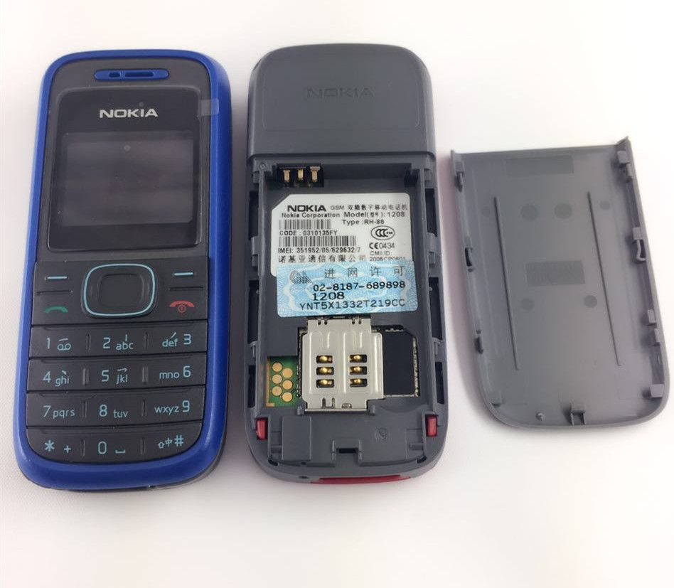 Мобильный телефон Nokia1208, синий #1