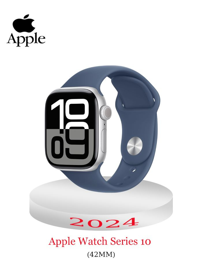 Apple Умные часы Watch Series 10 2024 Совершенно новый Оригинал, 42mm, серебристый  #1