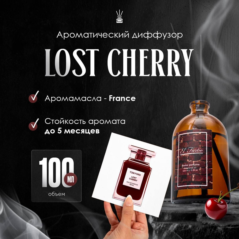 Ароматический диффузор с палочками 100 мл., Last Cherry #1