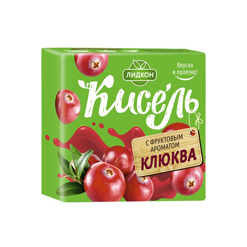 Кисель "Лидкон" Клюквенный 220 г не требующий варки #1