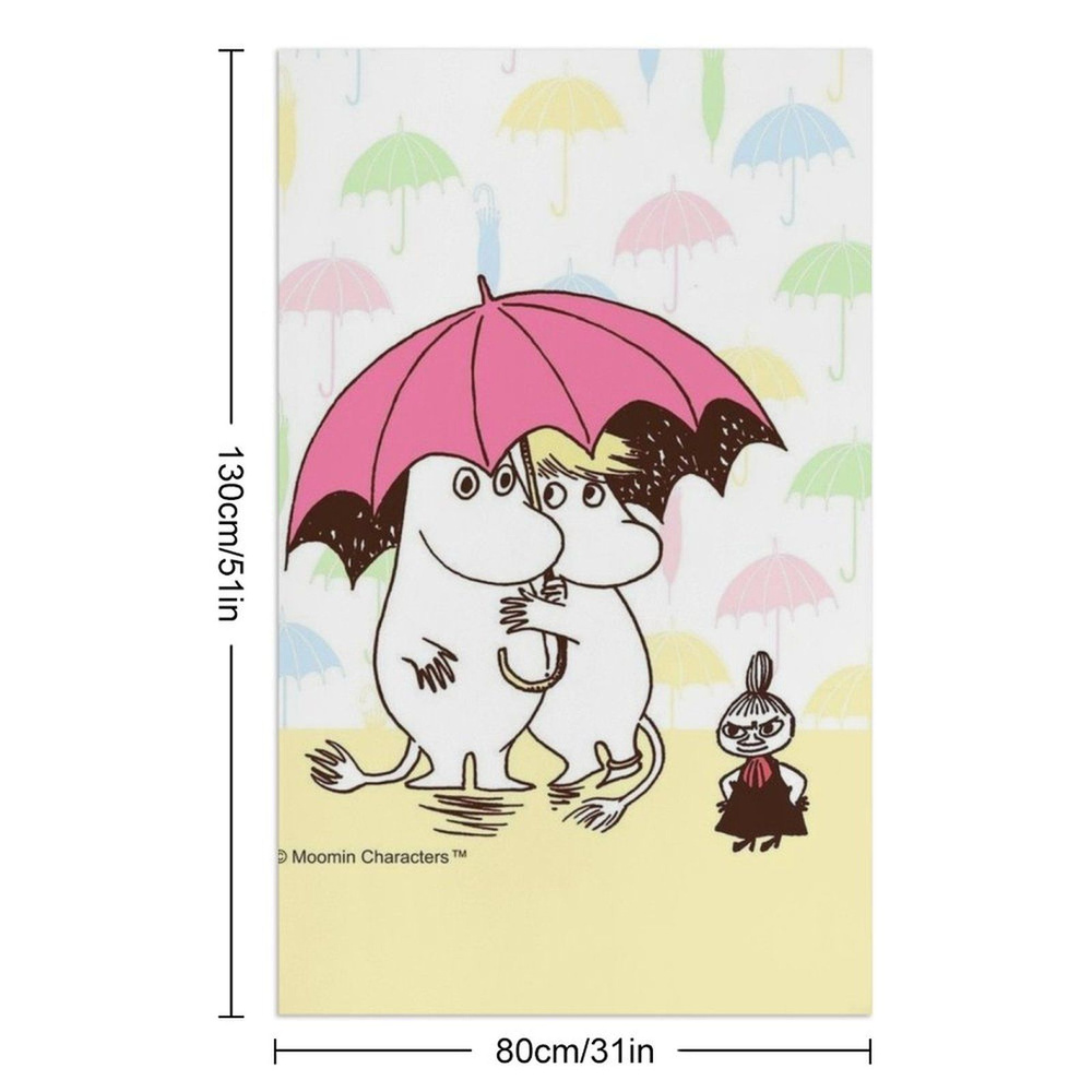 Moomin Полотенце банное, Полиэстер, 80x130 см, разноцветный, 1 шт.  #1