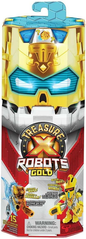 Робот игрушка для мальчика Treasure X Robots Gold трежер х с настоящим золотом  #1