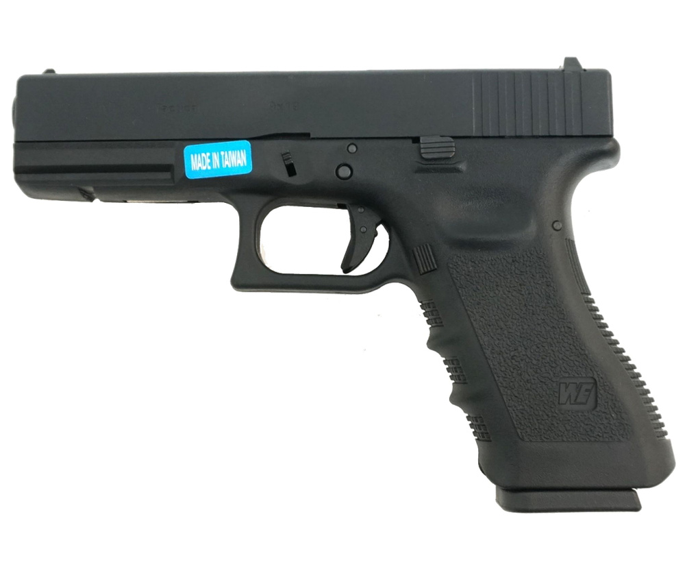 Страйкбольный пистолет WE Glock-17 Gen.3 Black (WE-G001A-BK) #1