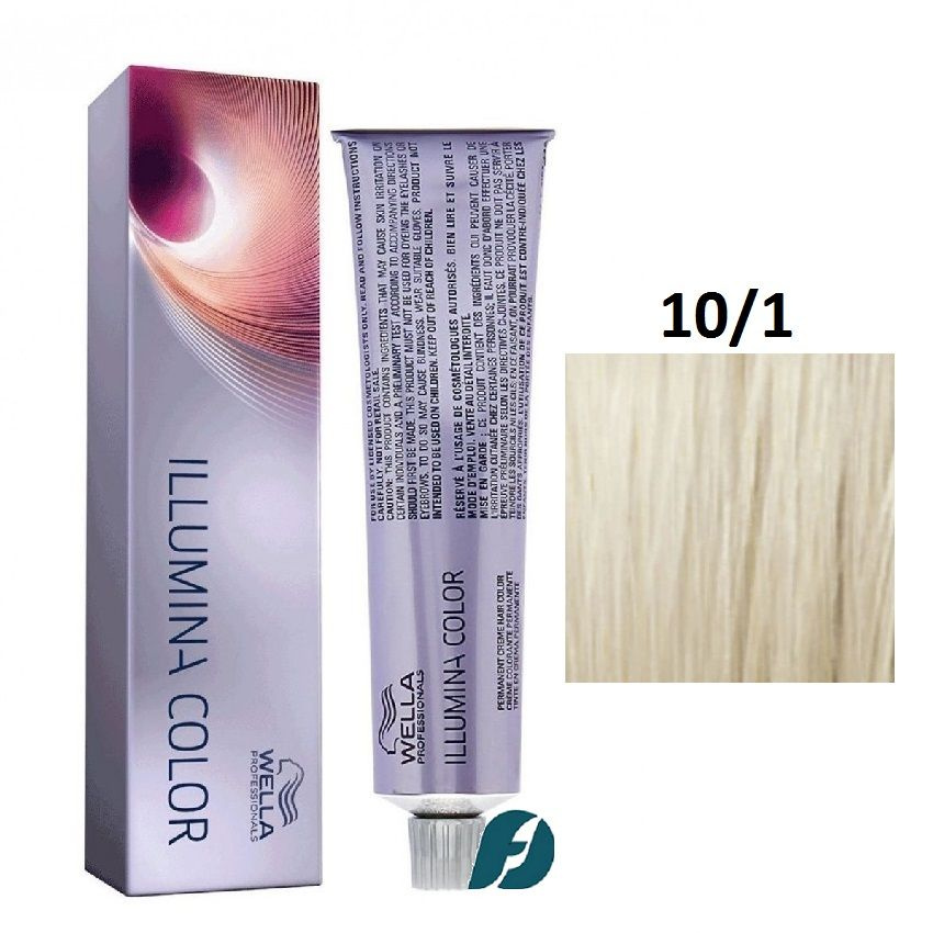 Wella Professionals Illumina Color 10/1 Крем-краска для волос - Яркий блонд пепельный, 60мл  #1