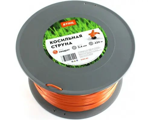 Леска STIHL 2,4х420 м, квадрат 7028-871-0588 #1