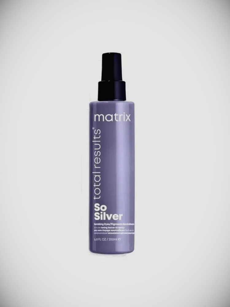 MATRIX Total Results So Silver Spray Мультифункциональный спрей для холодного светлого блонда 200 мл #1