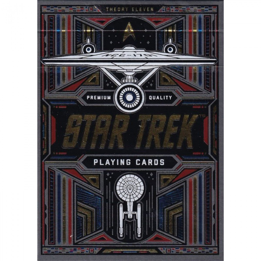 Игральные карты STAR TREK DARK EDITION (BLACK) от Theory11 #1