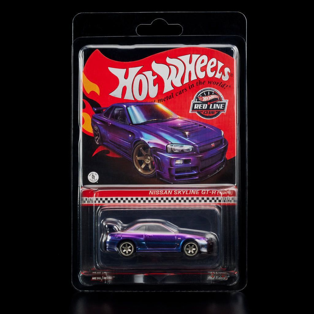 Машинка Hot Wheels RLC Exclusive Nissan Skyline GT-R BNR34 / Хот