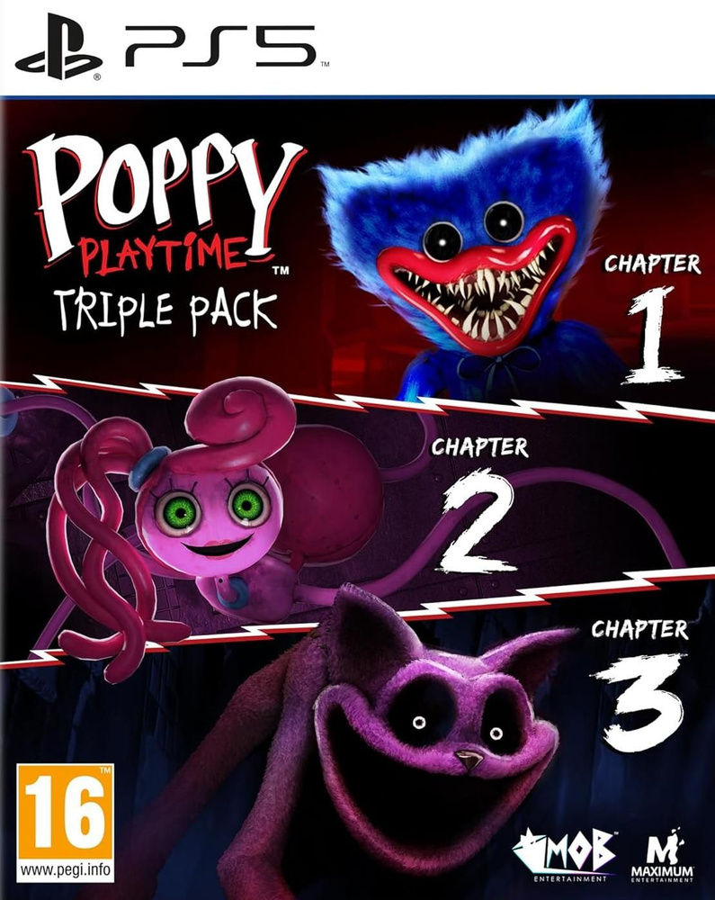 Игра Poppy Playtime Triple Pack Русская (PlayStation 5, Русские субтитры) #1