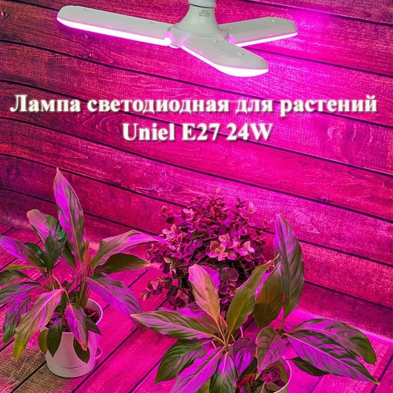 Лампа для растений LED-P65/SPSB-24W/E27/P3 #1