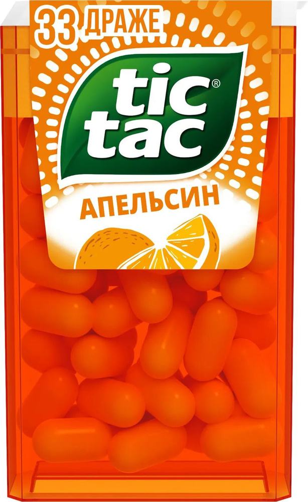 Tic Tac Драже Апельсин, 16 г #1