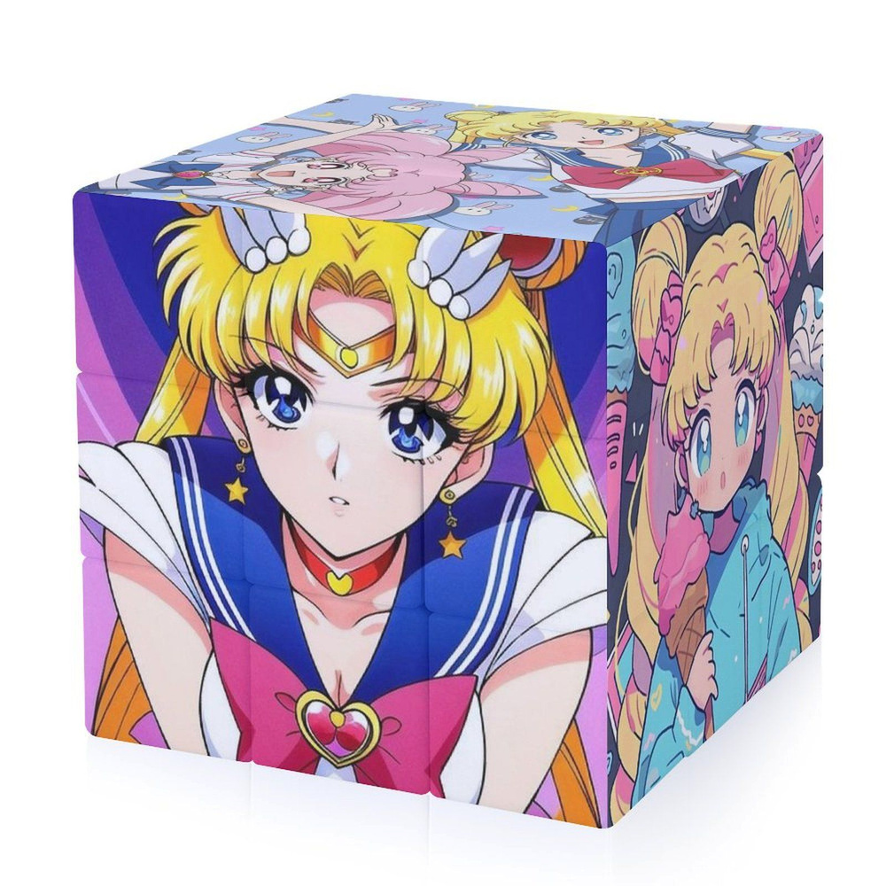 Sailor Moon Кубик Рубика с картинами SPEEDCUBES 3x3 Головоломка детская БиЗи Тойс  #1