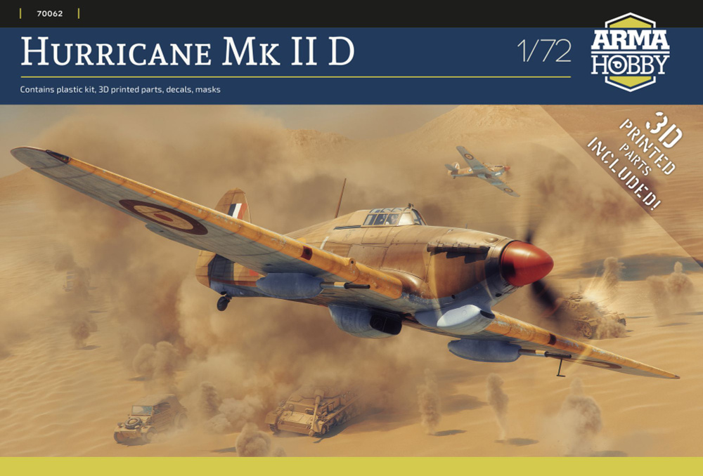 Сборная модель 1/72 Hawker Hurricane Mk.IID (Arma Hobby) #1