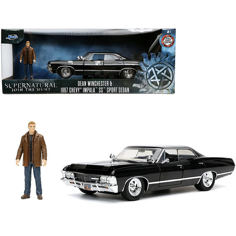 Машинка Jada Toys 1:24 Dean Winchester and 1967 Chevrolet Impala