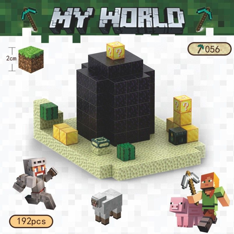 Майнкрафт Магнитный конструктор/3д конструктор для мальчиков и девочек ...