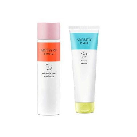 Набор "Гель для умывания + Тоник против несовершенств", очищающий поры Artistry Studio Skin #1