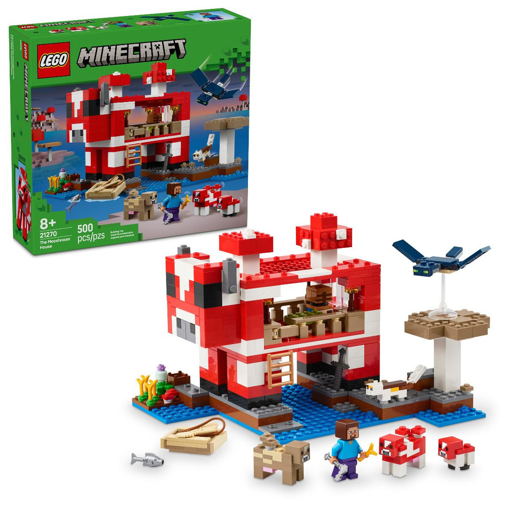 Конструктор LEGO Minecraft 21270 Дом грибной коровы #1