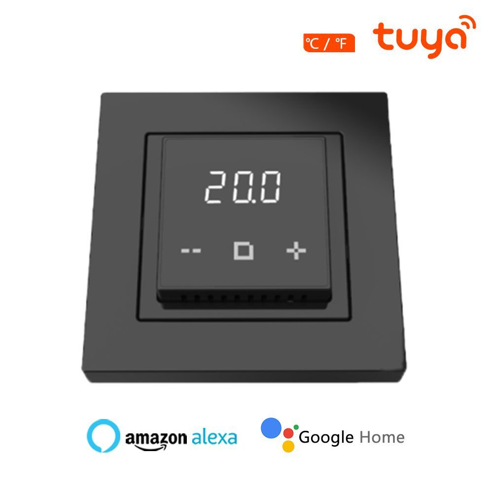 Терморегулятор MAXKOSKO Tuya для умного дома, Wi-Fi термостат теплого ...