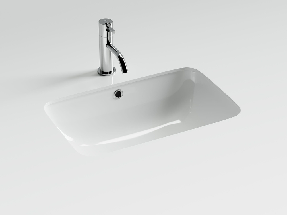 Раковина встраиваемая Ceramicanova Element 54х36х19 см, для ванной