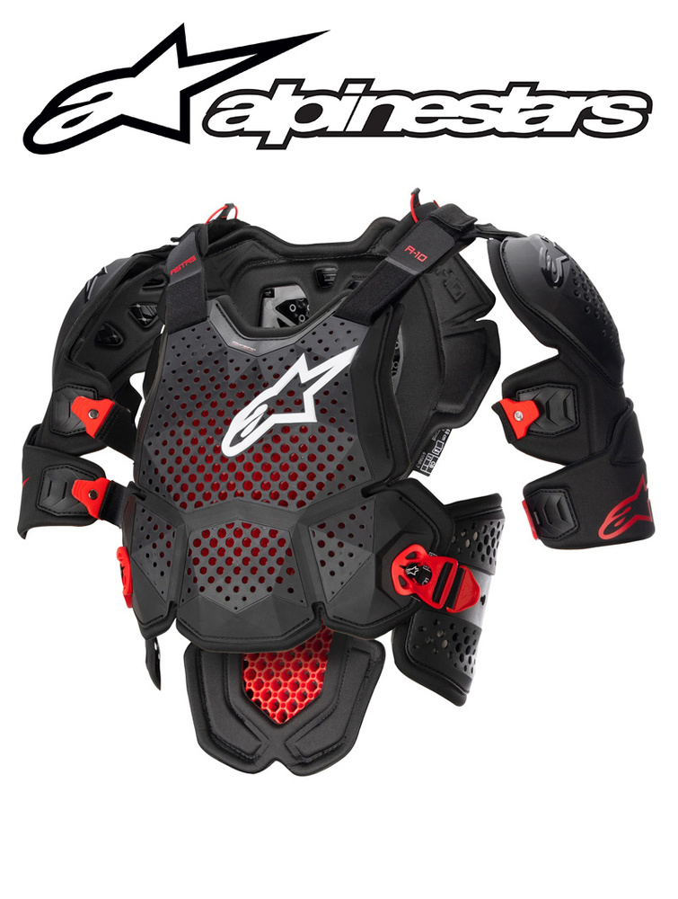 Защита груди/alpinestars A-10 V2 Full Chest Protector спины панцырь для тела моточерепаха #1