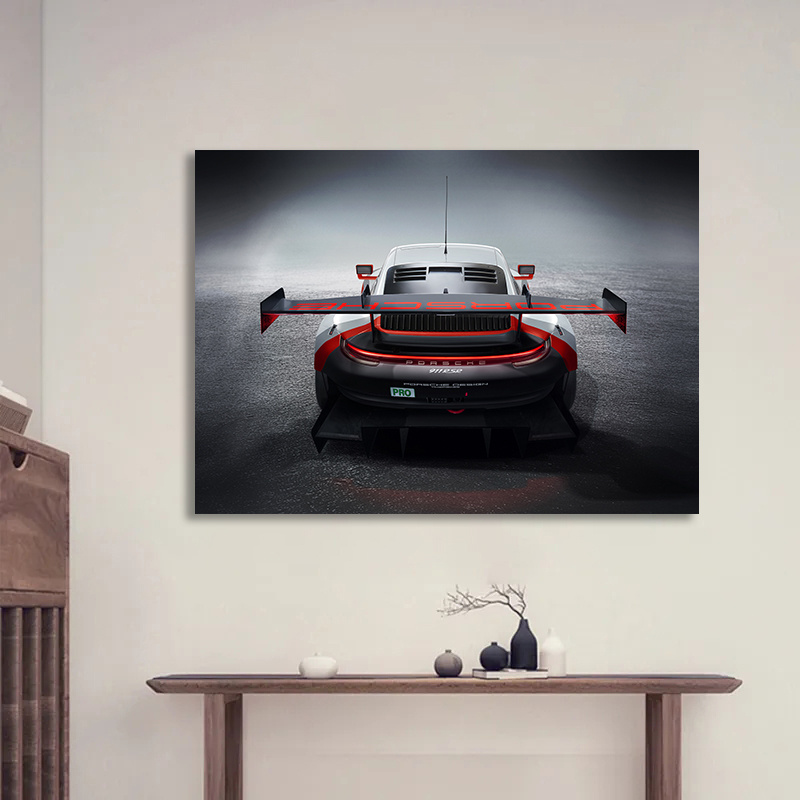 АВТОМОБИЛЬ / картина PORSCHE / в интерьер мужчине, 60х80 см. #1
