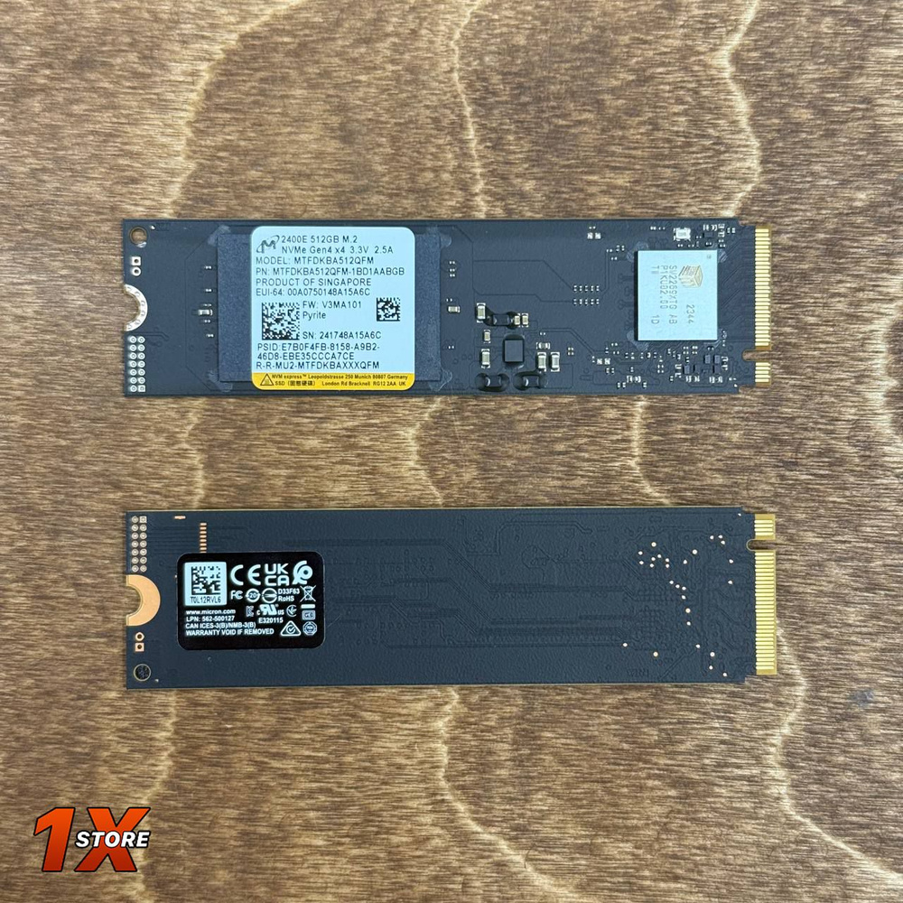 500 ГБ Внутренний SSD-диск Micron QLC 3D NAND 2280 MICRON512