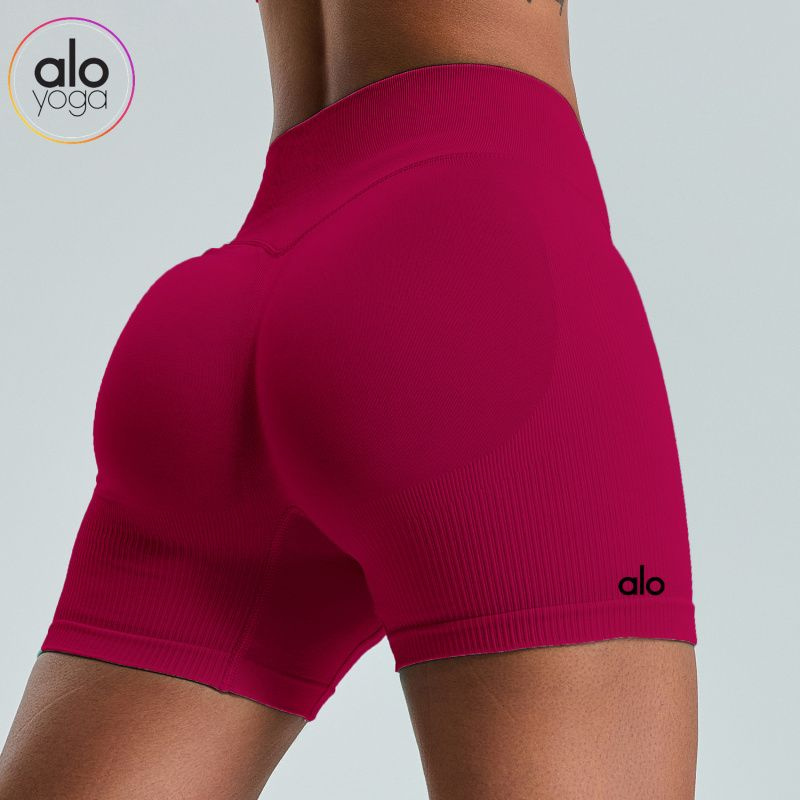 Шорты слим Alo Yoga Женские спортивные шорты летние, свободные, для бега/тренировок/йоги, удобные, дышащие #1